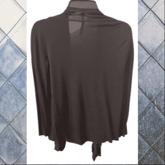 Black Waterfall Cardigan - Picture 2 of 2